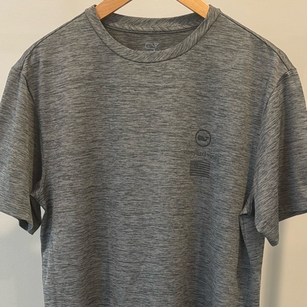 Vineyard Vines Heather Gray Short Sleeve Tee
